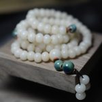 Buddha Stones 108 Mala Beads Bodhi Seed Keep Away Evil Spirits Calm Bracelet Mala Bracelet BS 6