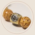 Buddha Stones Tibetan Natural Purple Gold Rat Bodhi Seed Wealth Double Wrap Bracelet Bracelet BS 13