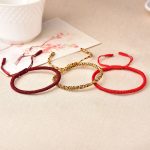 Buddha Stones Tibetan Lucky 3 Combination Sets Red String Bracelet Bracelet BS 1