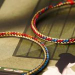 Buddha Stones 925 Sterling Silver Fu Character Zongzi Pattern Multicolored String Luck Handmade Braided Bracelet Bracelet BS 6