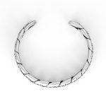 Buddha Stones Tibetan Om Mani Padme Hum Mantra Titanium Steel Peace Cuf Bangle Bracelet Bracelet Bangle BS 5