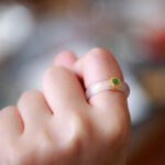 Buddha Stones White Agate Cyan Jade Turquoise Red Agate Luck Protection Ring Rings BS 4