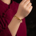 Buddha Stones 999 Sterling Silver Tibet Handmade Om Mani Padme Hum Fu Character TopRank Character Luck Braided Bracelet Bracelet BS 9
