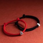 Buddha Stones 925 Sterling Silver Fu Character Blessing Handmade Braided Bracelet Bracelet BS 1