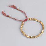 Buddha Stones Tibetan Copper Beads Healing Luck Bracelet Bracelet BS 2
