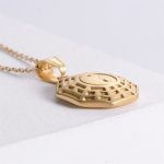 Buddha Stones Bagua Yin Yang Titanium Steel Balance Necklace Chain Pendant Necklaces & Pendants BS 3