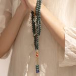Buddha Stones 108 Beads Bodhi Seed Blessing Meditation Bracelet Mala Mala Bracelet BS 1
