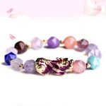 Buddha Stones FengShui PiXiu Amethyst Luck Bracelet Bracelet BS 3