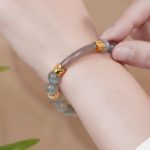 Buddha Stones Natural Labradorite Moonstone Healing Change Bracelet Bracelet BS 2