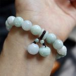 Buddha Stones Natural Jade Pi Xiu Buddha Gourd Apple Success Bracelet Bracelet BS 7