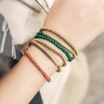 Tibetan Various Agate Stone Copper Protection Triple Wrap Bracelet (Extra 30% Off | USE CODE: FS30) Bracelet BS 3