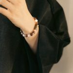 Buddha Stones White Crystal Red Hematoid Quartz Gold Rutilated Quartz Purple Phantom Protection Bracelet Bracelet BS 19