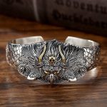 Buddha Stones Tibetan Garuda Bird Wisdom Protection Bracelet Bangle Bracelet Bangle BS 9