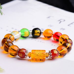 Buddha Stones Natural Citrine Fortune Happiness Bracelet Bracelet BS main