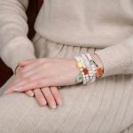 Buddha Stones 925 Sterling Silver Pearl Hetian Jade Red Agate Double Happiness Amber Luck Quadruple Wrap Bracelet Bracelet BS 4