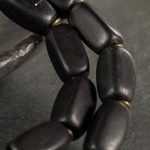 Buddha Stones Tibet Ebony Wood Dzi Bead Copper Balance Double Wrap Bracelet Bracelet BS 11