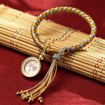 Buddha Stones Handmade Tibetan Five God Of Wealth Dragon Scale Rope Luck Braid Bracelet Bracelet BS 7