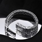 Buddha Stones Retro Vine Totem Pattern Braided Healing Chain Bracelet Bracelet BS 22cm