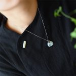 Buddha Stones White Jade Elephant Lotus Protection Necklace Pendant Necklaces & Pendants BS 2