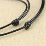 Buddha Stones Red Agate Bead Confidence Leather Rope Necklace Pendant Necklaces & Pendants BS 8