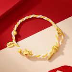 ❗❗❗A Flash Sale- Buddha Stones 925 Sterling Silver Year Of The Dragon Dumpling Design Attract Fortune Luck Braided Bracelet Bracelet BS 1