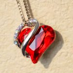 Buddha Stones Love Heart Birthstone Healing Energy Necklace Pendant Necklaces & Pendants BS 3