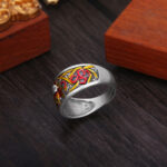Buddha Stones 999 Sterling Silver Nine Tailed Fox Success Protection Ring Ring BS 2