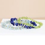 Buddha Stones Natural Irregular Shape Stone Crystal Meditation Balance Bracelet