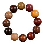 Buddha Stones Multicolored Sandalwood Protection Healing Bracelet Bracelet BS 8