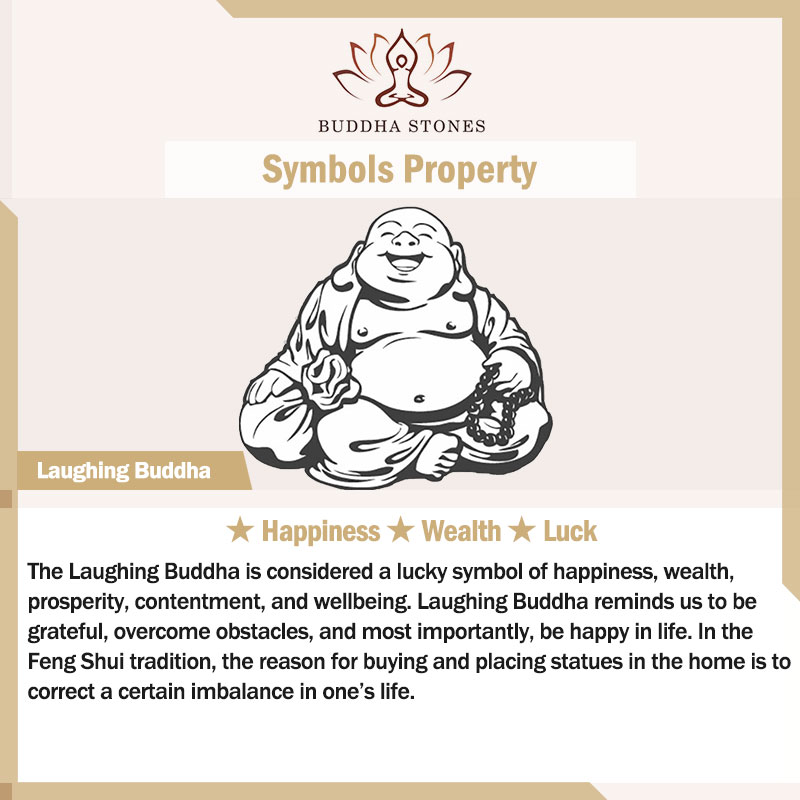 Buddha Stones Laughing Buddha Gold Sheen Obsidian Wealth Necklace Pendant Necklaces & Pendants BS 2