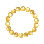 Buddha Stones Natural Golden Lepidolite Protection Prosperity Bracelet Bracelet BS 7