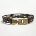 Buddha Stones Vintage Leather Wrist Band Brown Rope Layered Bracelet Bangle Bracelet BS 6