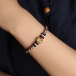 ❗❗❗A Flash Sale- Buddha Stones Colorful Rope Wealth Comes From All Directions Handmade Eight Thread Peace Knot Luck Bracelet Bracelet BS 4