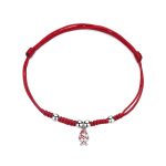 Buddha Stones 925 Sterling Silver Luck Koi Fish Wealth Handcrafted Braided Red Bracelet Bracelet BS 7