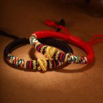 Buddha Stones 925 Sterling Silver Om Mani Padme Hum King Kong Knot Faith Bracelet Bracelet BS 17