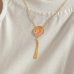 Buddha Stones 18K Gold Plated Copper Two Birds Zircon Healing Necklace Pendant Bracelet Earrings Set Bracelet Necklaces & Pendants BS 7