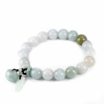 Buddha Stones Natural Jade Pi Xiu Buddha Gourd Apple Success Bracelet Bracelet BS main