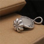 Buddha Stones 999 Sterling Silver Meditation Buddha Lotus Serenity Necklace Pendant Necklaces & Pendants BS 4