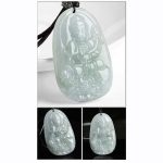 Buddha Stones Chinese Zodiac Natal Buddha Jade Wealth Prosperity Necklace Pendant Necklaces & Pendants BS 9