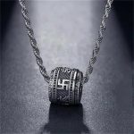 Buddha Stones Tibet Om Mani Padme Hum Protection Necklace Pendant Necklaces & Pendants BS 2