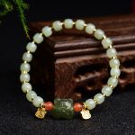 Buddha Stones Chinese Zodiac Lucky Tiger Jade Abundance Bracelet Bracelet BS Jade (Prosperity ♥ Abundance)