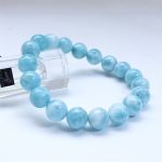 Buddha Stones Natural Larimar Wisdom Confidence Bracelet Bracelet BS 1