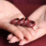 Buddha Stones Cinnabar Om Mani Padme Hum Auspicious Clouds Blessing Ring Ring BS 12