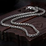 Buddha Stones 925 Sterling Silver Double Dorje Vajra Spiritual Strength Necklace Pendant Necklaces & Pendants BS 7