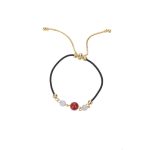 Buddha Stones Red Agate Cat Eye Braided String Confidence Bracelet Bracelet BS 7