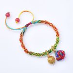 Buddha Stones Colorful Rope Luck Handcrafted Zongzi Charm Bracelet Bracelet BS 3