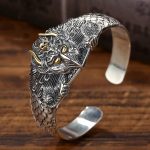 Buddha Stones Tibetan Garuda Bird Wisdom Protection Bracelet Bangle Bracelet Bangle BS 1