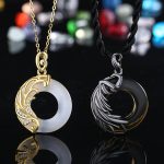 Buddha Stones Obsidian Chalcedony Meditation Round Pendant Necklace Necklaces & Pendants BS 4