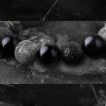 Buddha Stones Black Obsidian Lava Rock Stone Yin Yang Strength Bracelet Bracelet BS 8