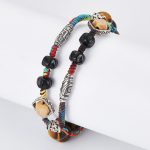 Buddha Stones 925 Sterling Silver Tiger's Eye Bodhi Seed Handmade Courage Bracelet Bracelet BS 9